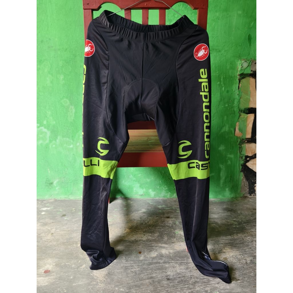 celana bib sepeda panjang size L