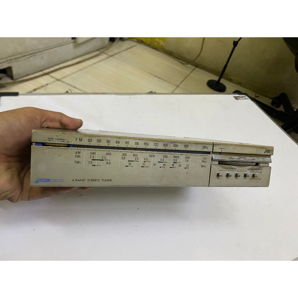 Radio Jadul 4Band Stereo TunerJVC PC-T5W JAPAN MATOT