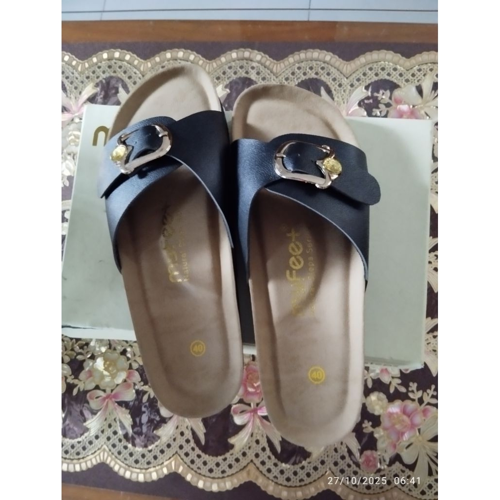 Sandal MYFEET BLACK BARU