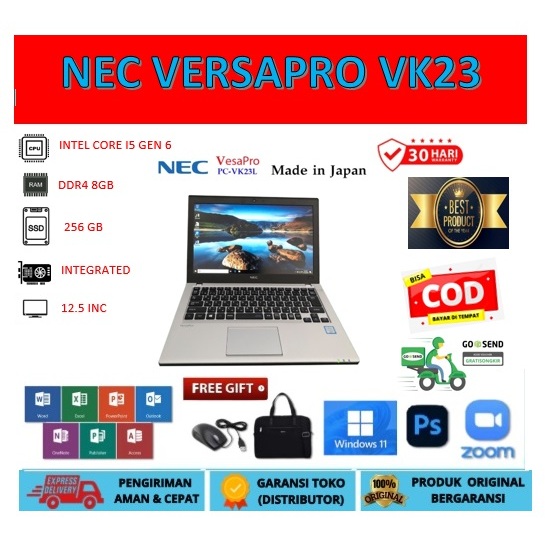 Nec VersaPro Vk-23  intel Core i5 Gen6 8/256