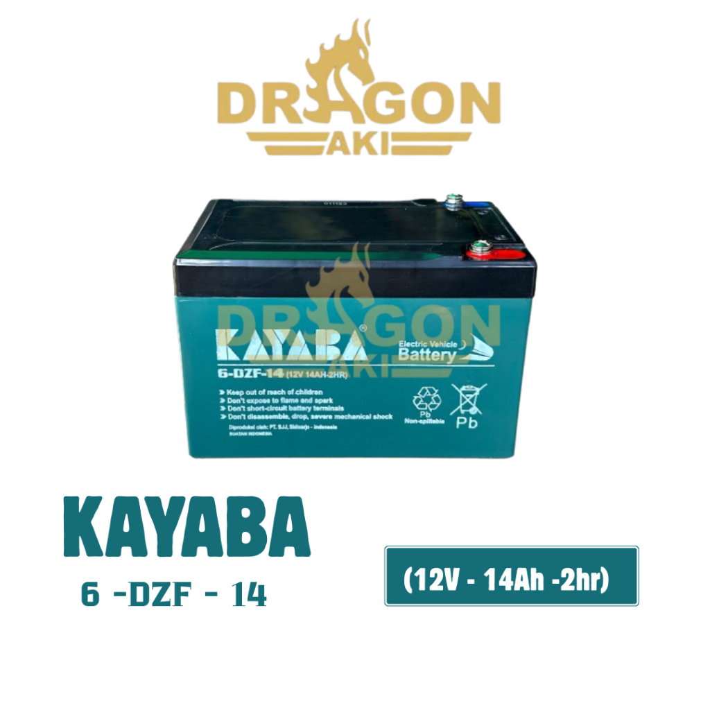 Aki Sepeda Listrik Kayaba 12V 14Ah Original