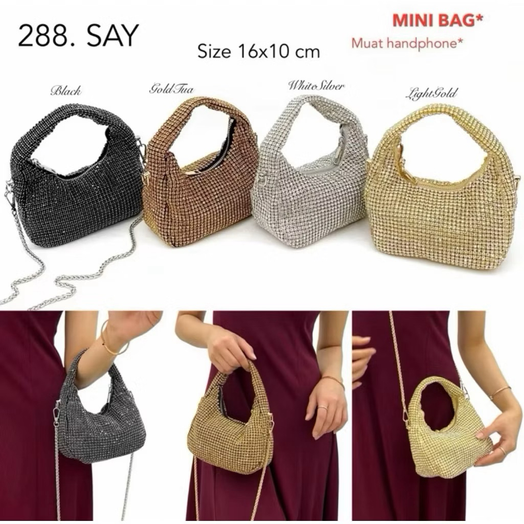 Tas Pesta Kondangan Tenteng Wanita Import Mata Oval 288