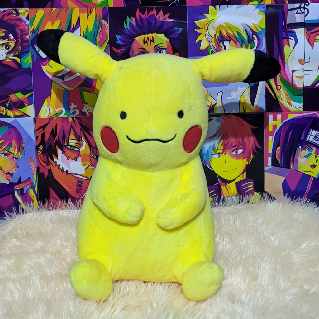 Pokemon Ditto Pikachu Plush Pocket Monster 25cm