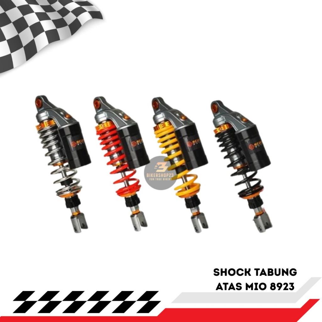 SHOCK TABUNG ATAS MIO 8923 GT SCARLET RACING
