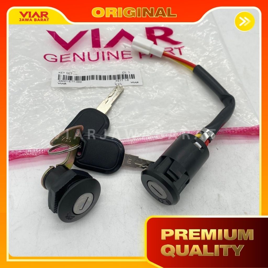 Key Set Kunci Kontak Sepeda Listrik E-Bike Viar ER1 Roda 3 / Kunci Kontak Sepeda Listrik E-Bike / Ku