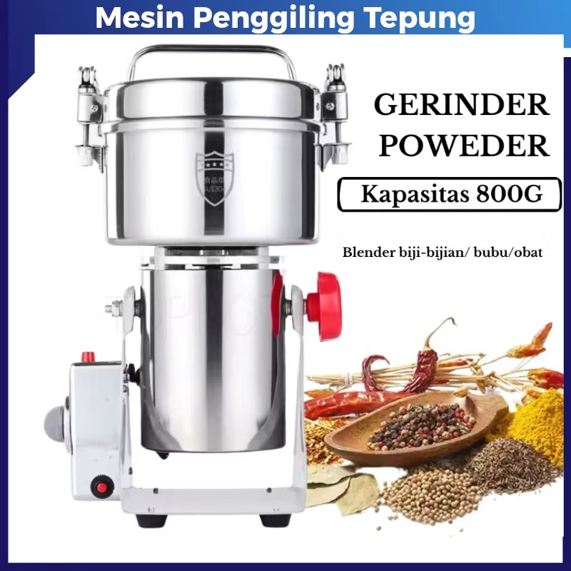 Mesin Penggiling Tepung Mesin Penggiling Rempah Rempah Mesin Giling Daging Listrik