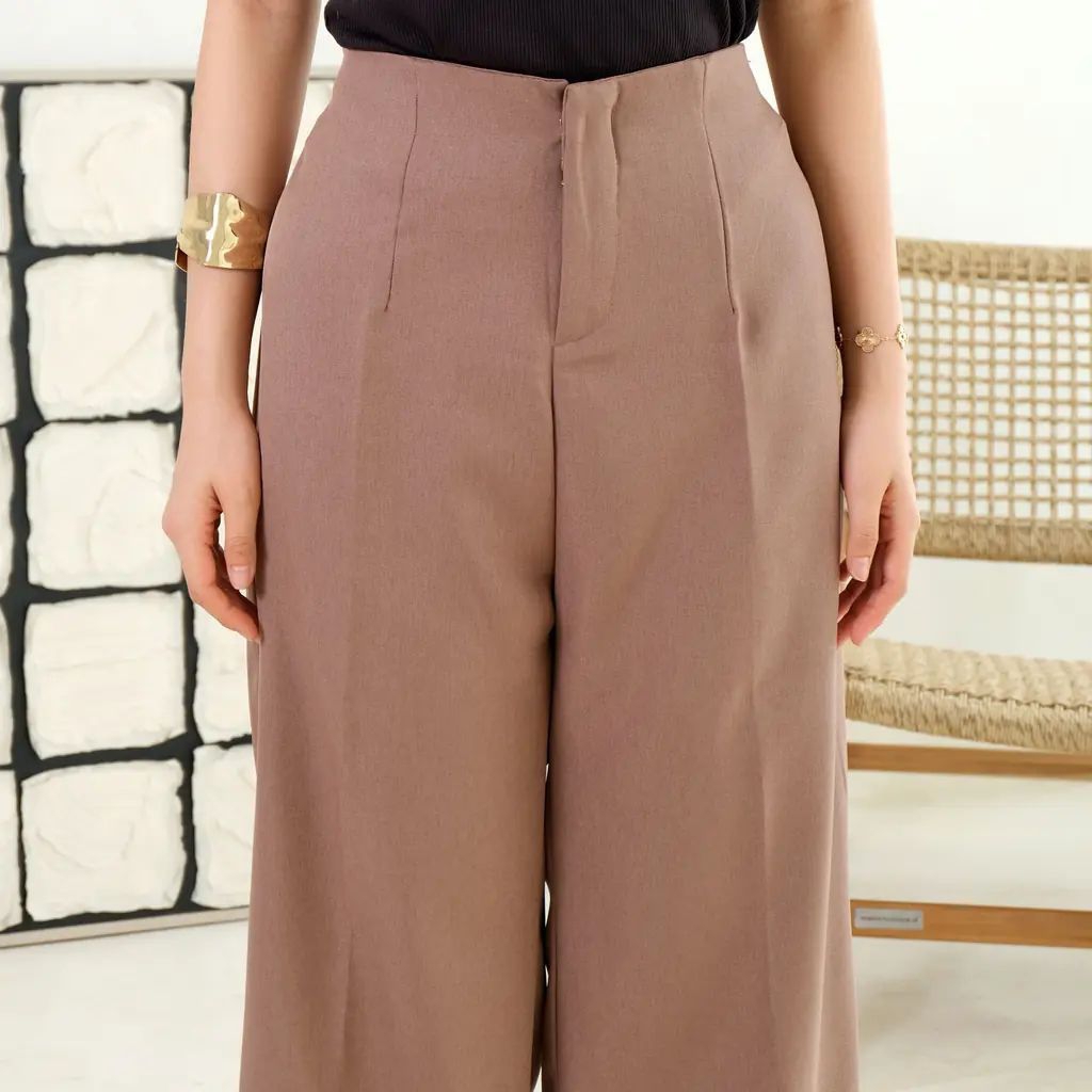 bawahan wanita / celana panjang wanita / celana panjang wanita karet bagian belakang / trena long pa