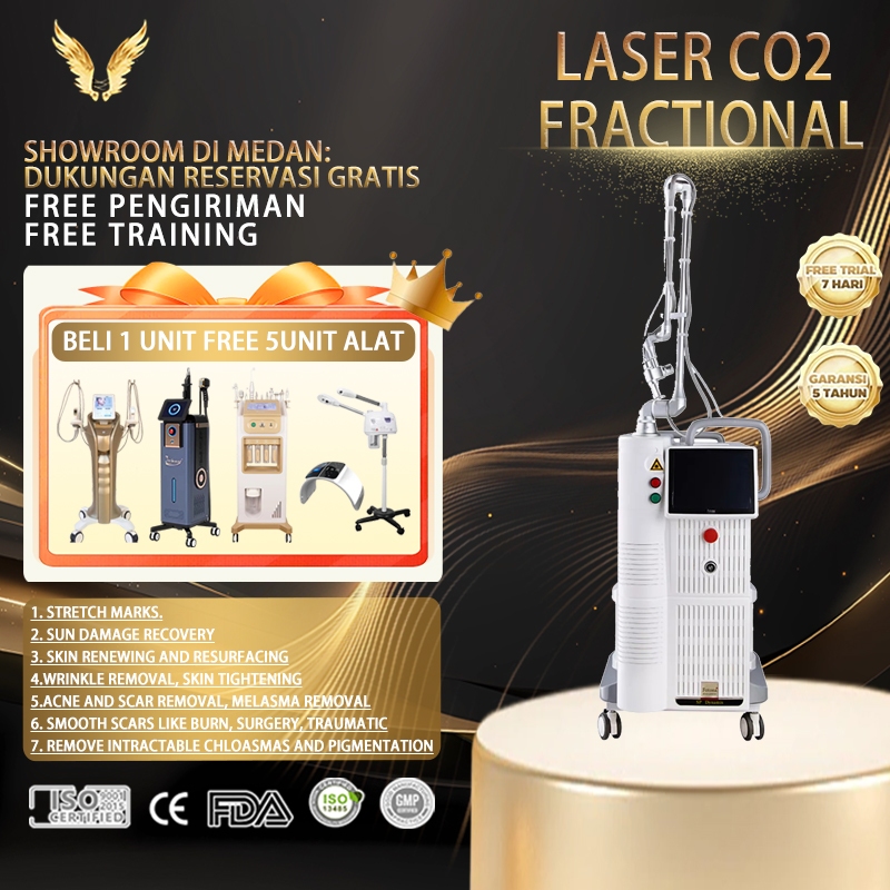 BELI 1UNIT FREE 5UNIT ALAT & laser co2 fractional Fotona 4D Eurosta laser bekas luka laser menghilan