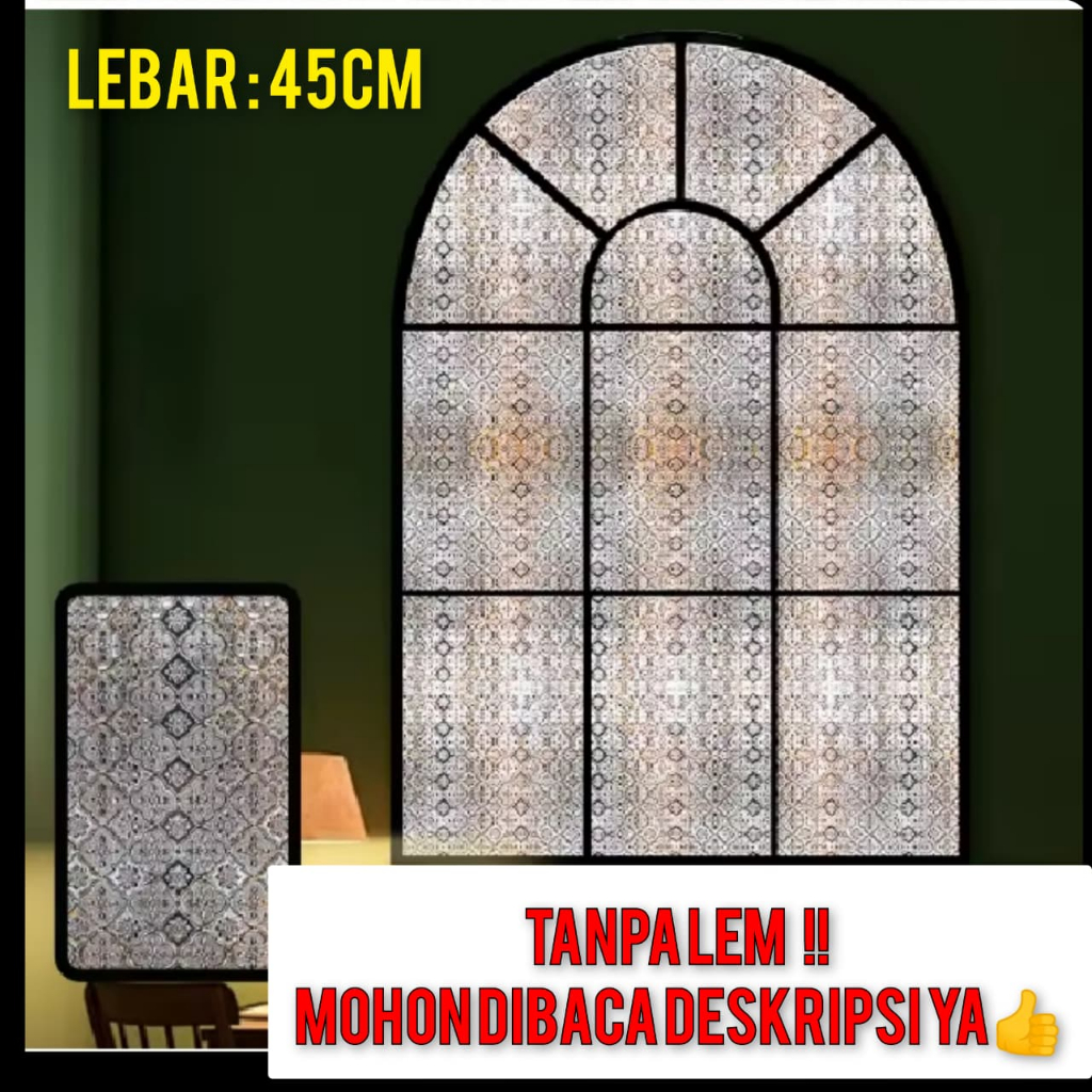 GJ - SANBLAST STIKER KACA JENDELA | STIKER KACA 3D | STIKER KACA BUNGA | SANBLAST | STIKER JENDELA |