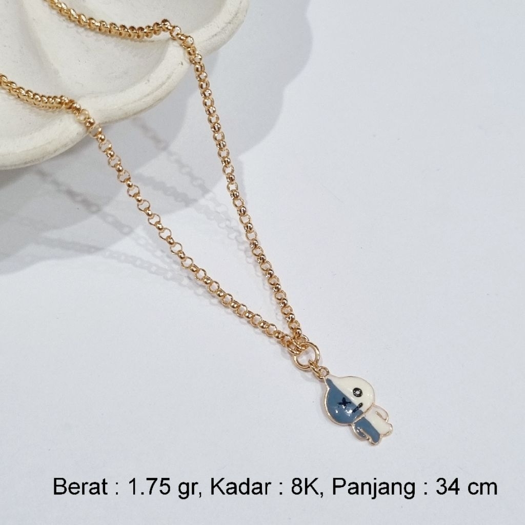 Kalung Anak BTS Emas 8K Panjang 34 cm - Pi2L / 1.75 gr