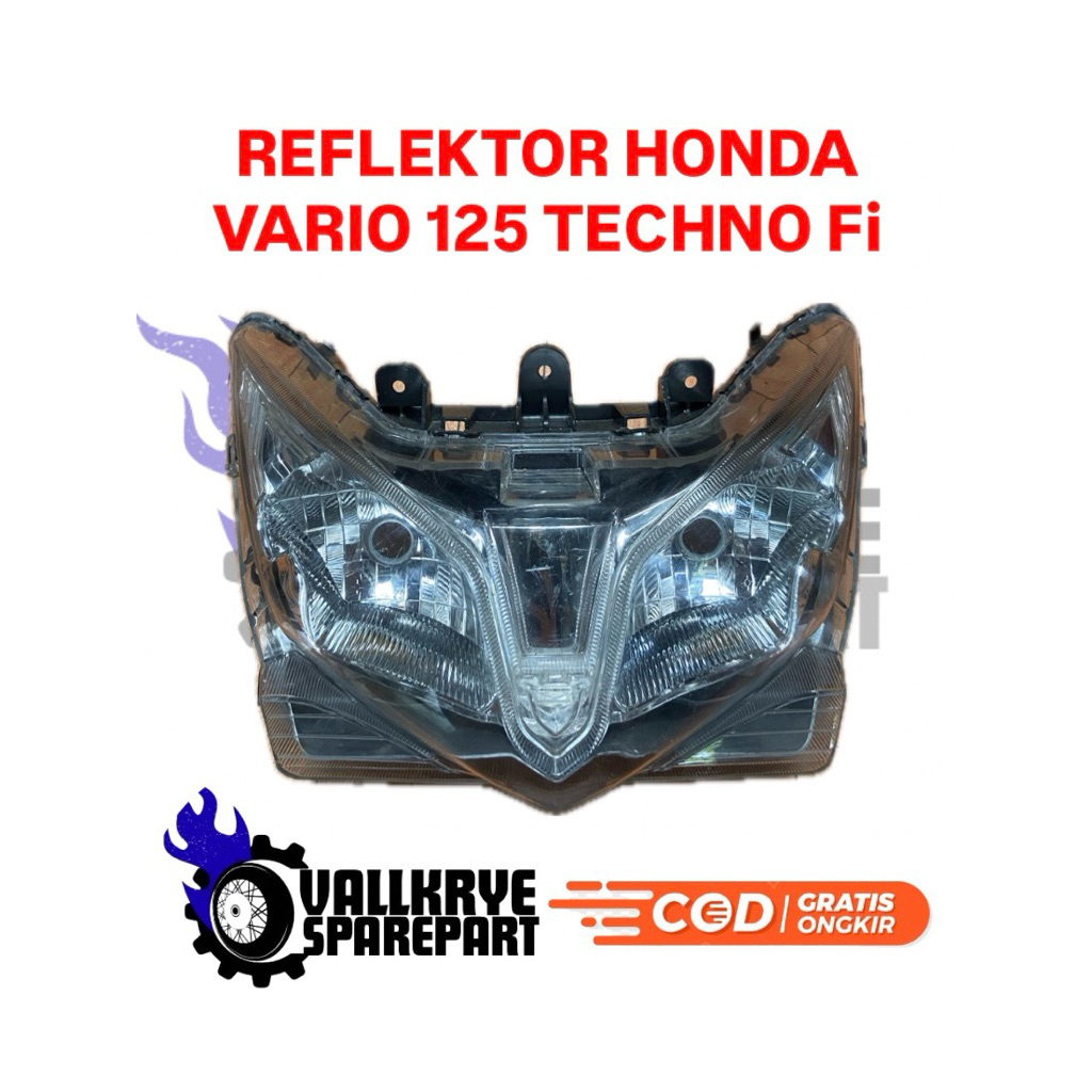 REFLEKTOR VARIO - REFLEKTOR LAMPU DEPAN HONDA VARIO 125 TECHNO FI - ORIGINAL SECOND