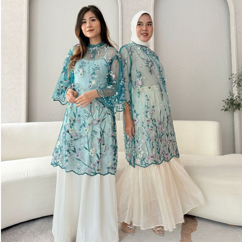 Delaya Outer - Outer Tile Garden - Outer Brukat Kondangan