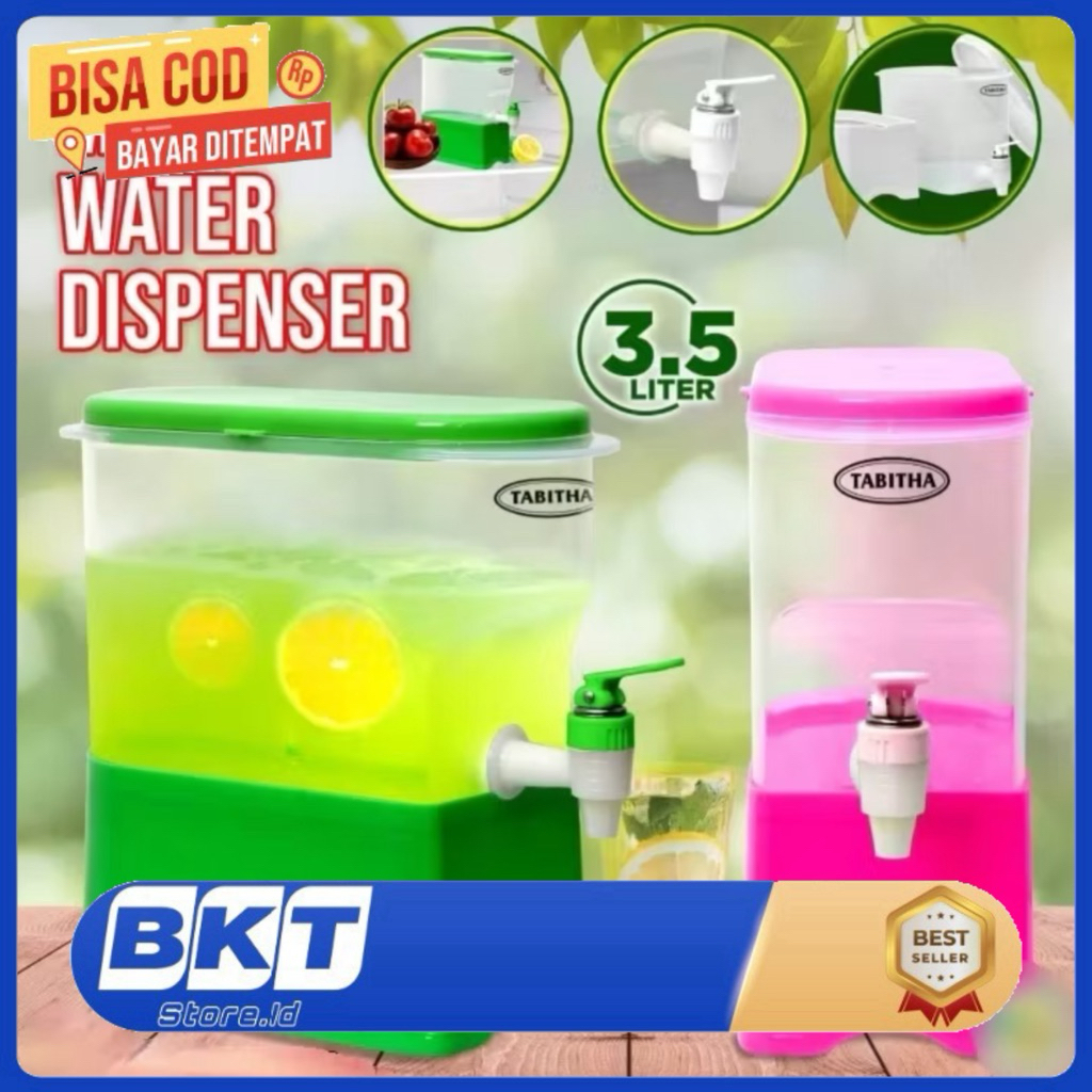 DISPENSER KULKAS 3,5L MINI WATER DISPENSER TABITHA DISPENSER AIR PANAS DAN DINGIN WADAH ES BUAH