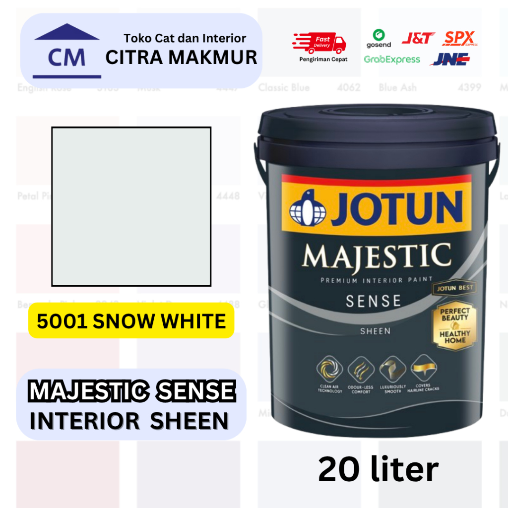 Jotun Majestic SENSE 20 Ltr - 5001 SNOW WHITE