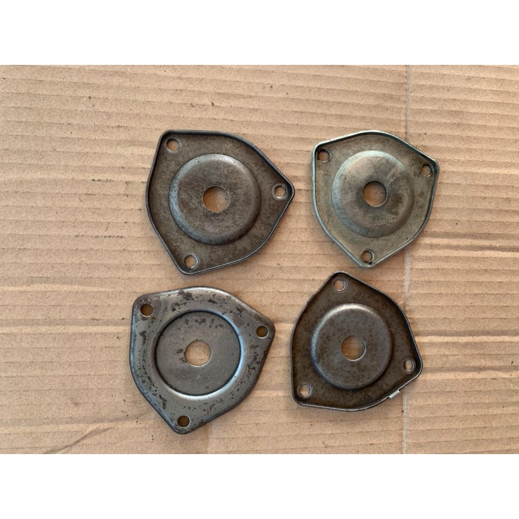 Plat Segitiga Kampas Ganda Grand Supra x 100 Prima Original Copotan