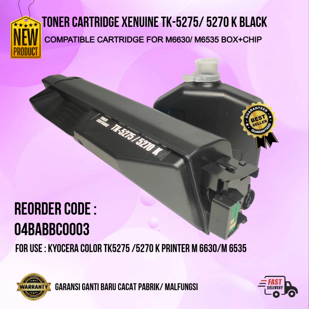 Toner Cartridge Tk5275 5270 For M6630 M6535 With Box