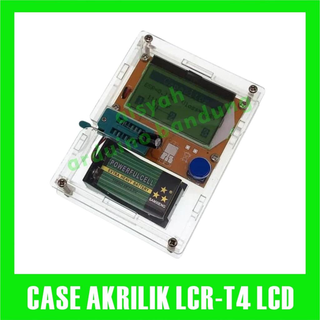 LCR-T4 Case Acrilic For LCR T4 ESR Meter M328 DIY case akrilik lcr t4