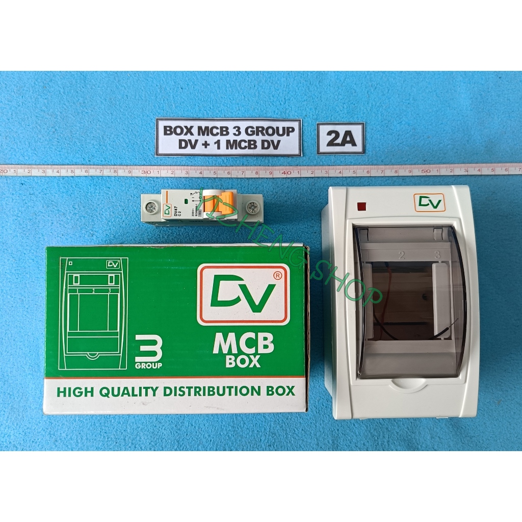 BOX MCB 3 GROUP DV + 1 MCB DV
