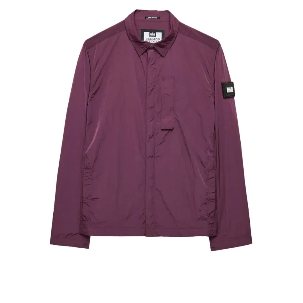 Weekend Offender Porter "Acaiberry" Overshirt Jacket Original