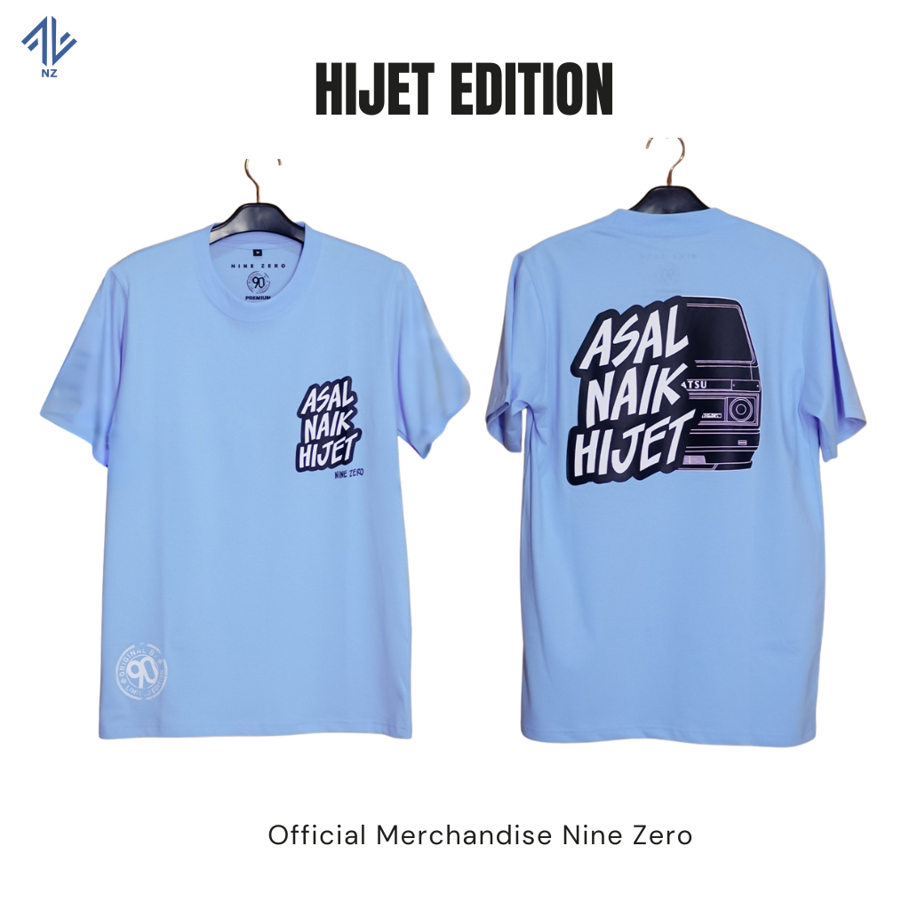 Kaos Komuitas Hijet Premium Cotton Combed 24s - Asal Naik Hijet