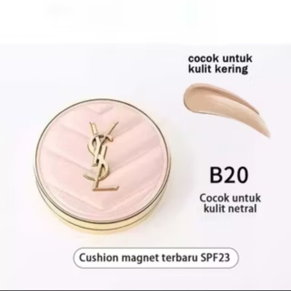 YSL Cushion Touche Eclate Glow Pact Cushion B20 Ivory 12gr / YSL Cushion B20 Ivory 12 gr FREE ONGKIR