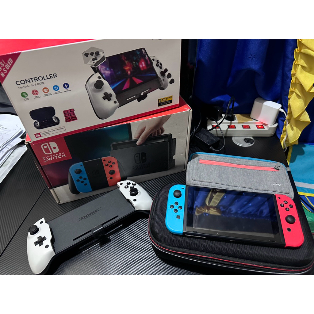 dijual nintendo switch v1 second mulus banyak bonus