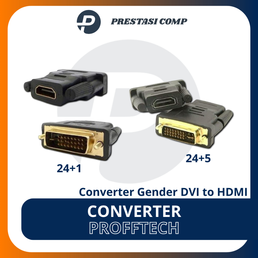 Converter Gender DVI to HDMI 24+5 / 24+1