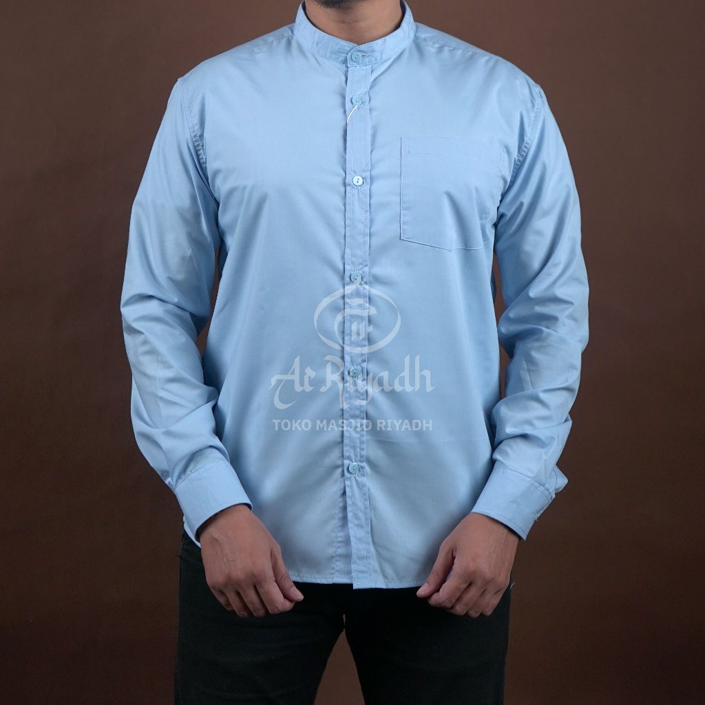 Baju Koko ZAWEEYA Koko Ajmal Series Model Sulaiman Polos Warna