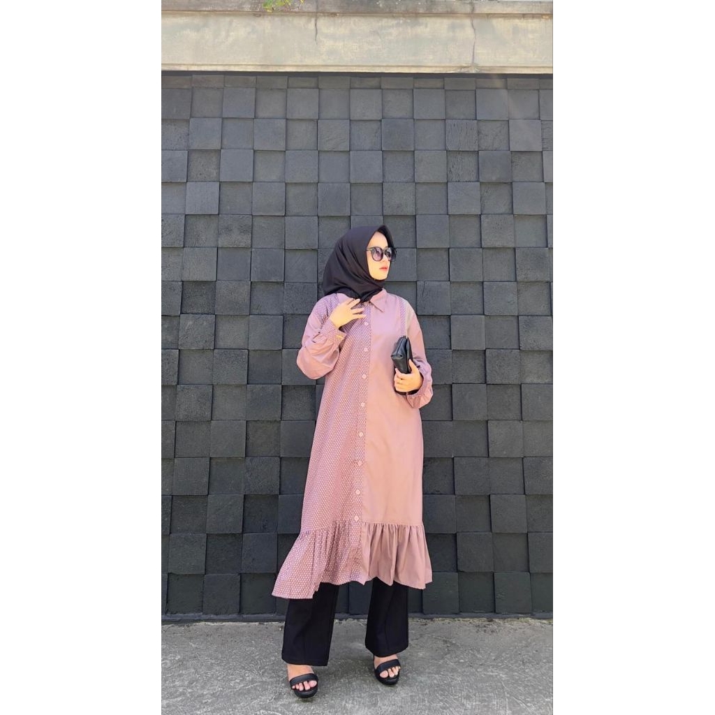 Layla tunic by zalifa, tunik zalifa, tunik zalifa, tunik motif