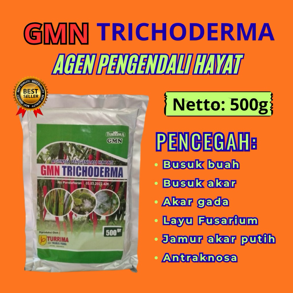 SOLUSI AJAIB  Trichoderma Anfush, Trichoderma Asperellum Isi 500gram
