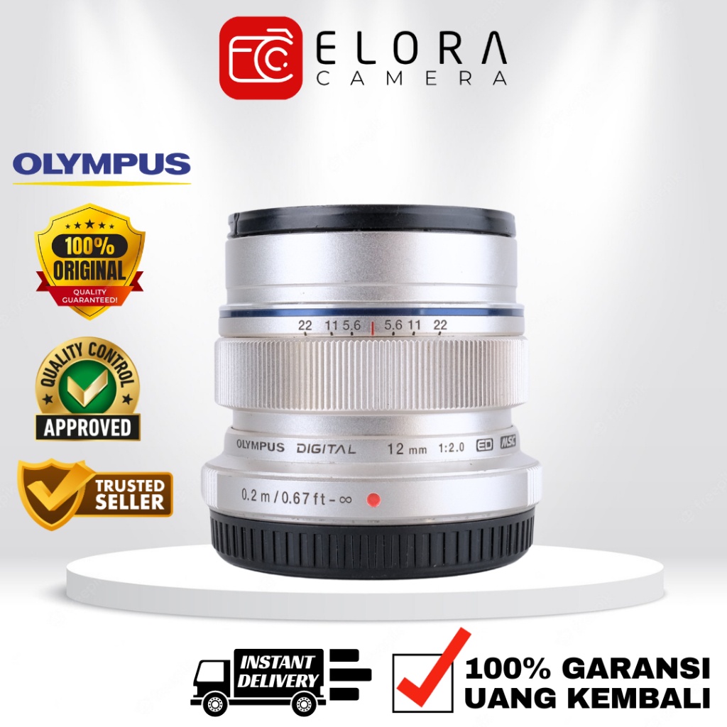 Olympus M.Zuiko 12mm F2 ED / Lensa Olympus M Zuiko Digital 12 mm F 2 ED MSC