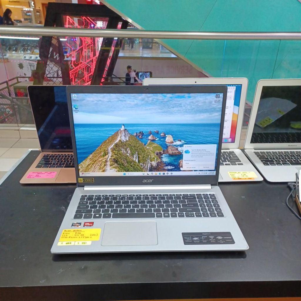 laptop acer aspire 5 A515-45 ryzen 3 5300U ram 8gb ssd 512gb 991