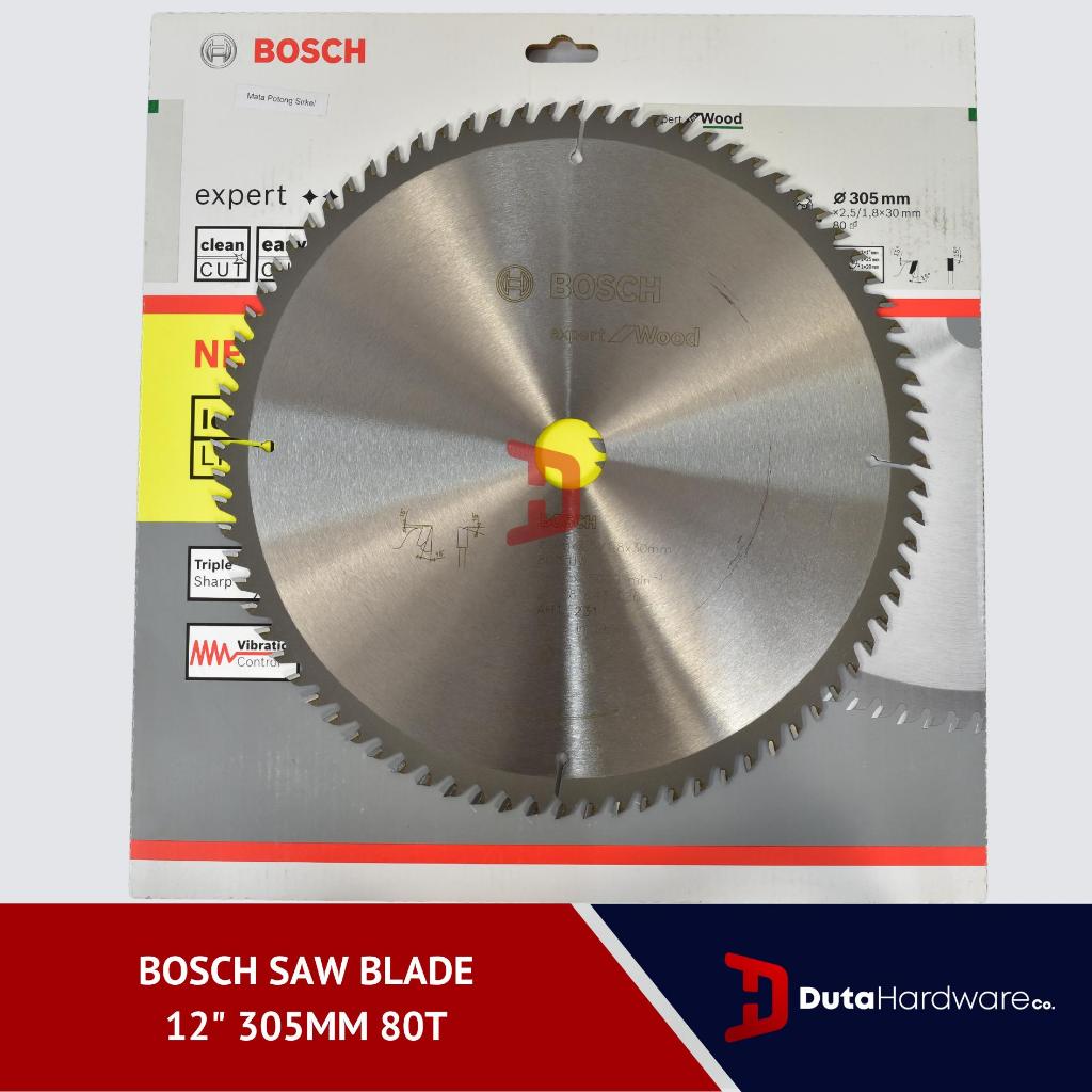 Bosch Saw Blade 12 inch 80T 305mm - Expert Wood