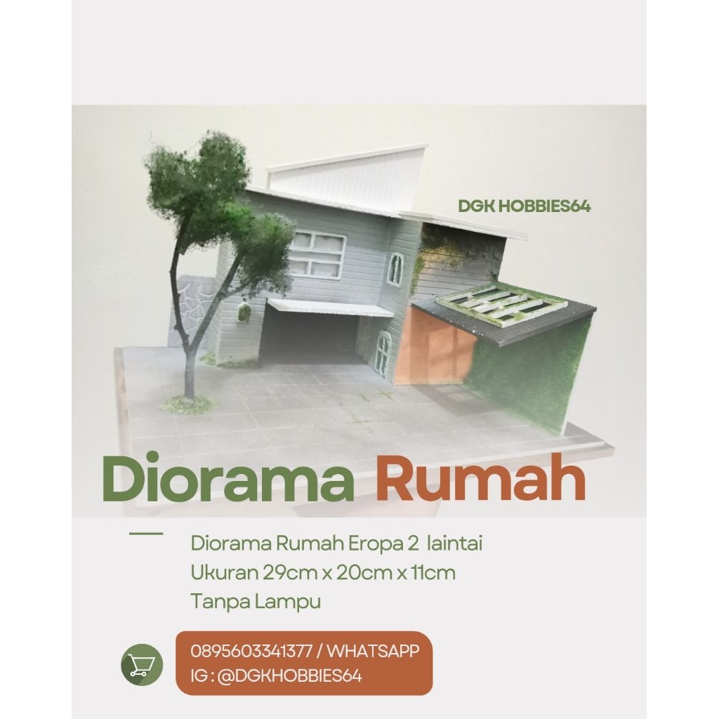 Diorama Hotwheels Diorama Rumah Minimalis Eropa