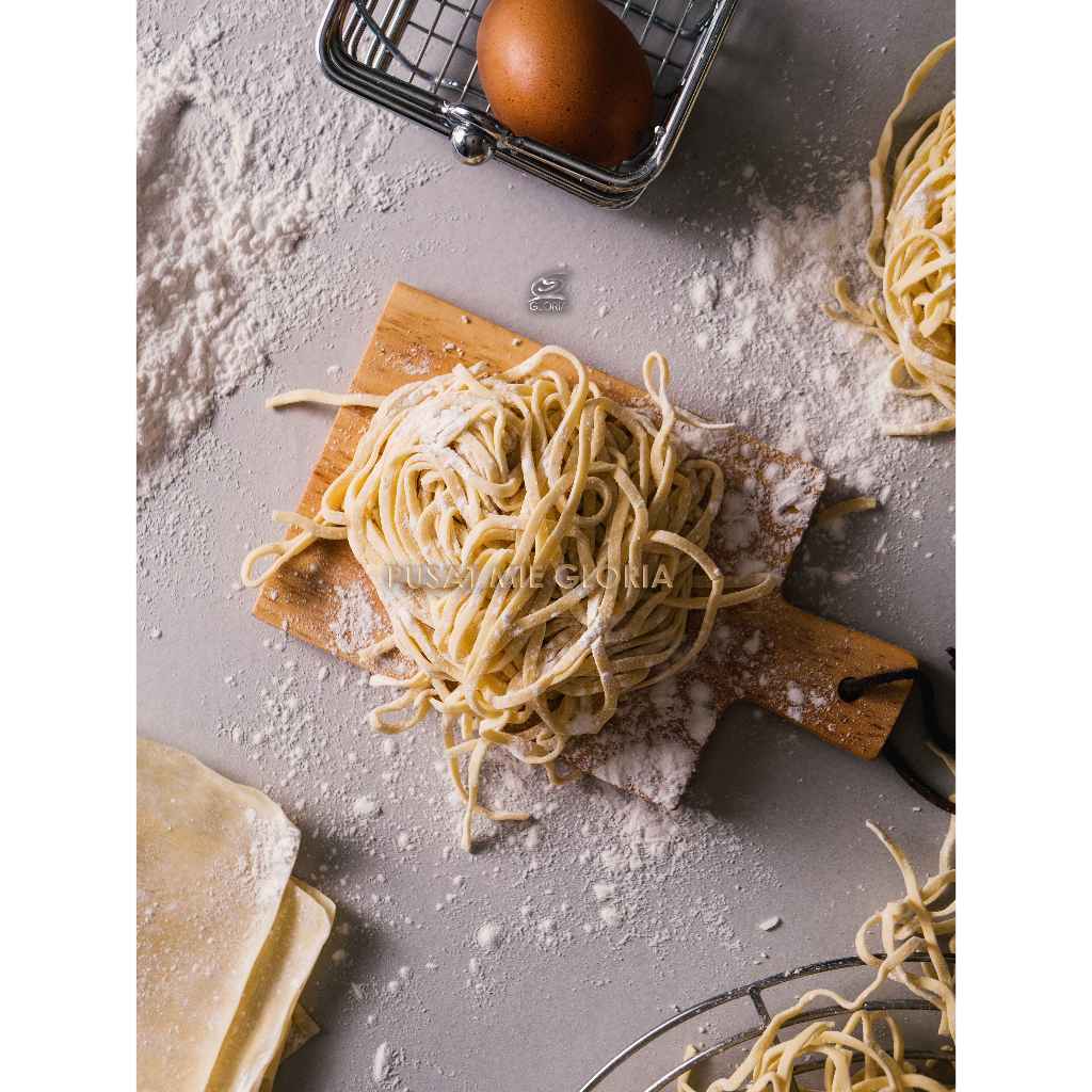 GLORIA Mie Telur Gepeng | Mie Mentah untuk Mie Goreng/Mie Godog/Mie Kuah