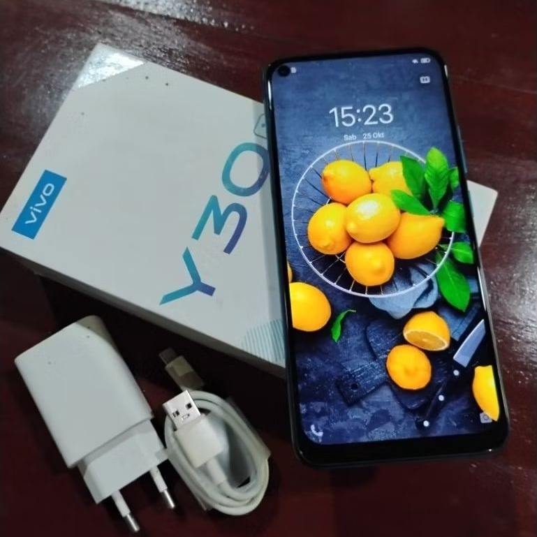 Vivo Y30 4/64(Second Fullset Segel Original)