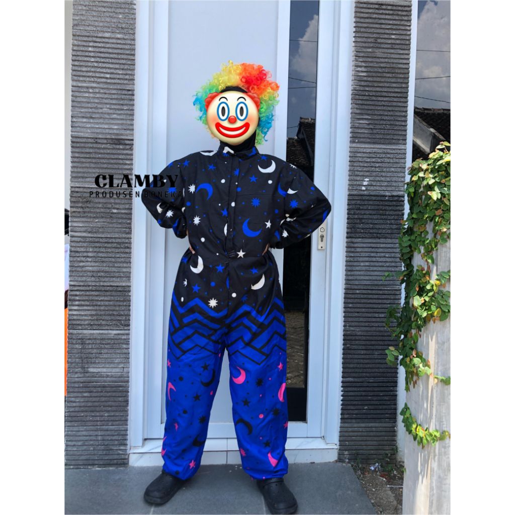 KOSTUM BADUT BAJU CELANA PESTA LUCU FUN FESTIVAL ULTAH KARNAVAL DINO DEWASA |Badut Seksi Dewasa