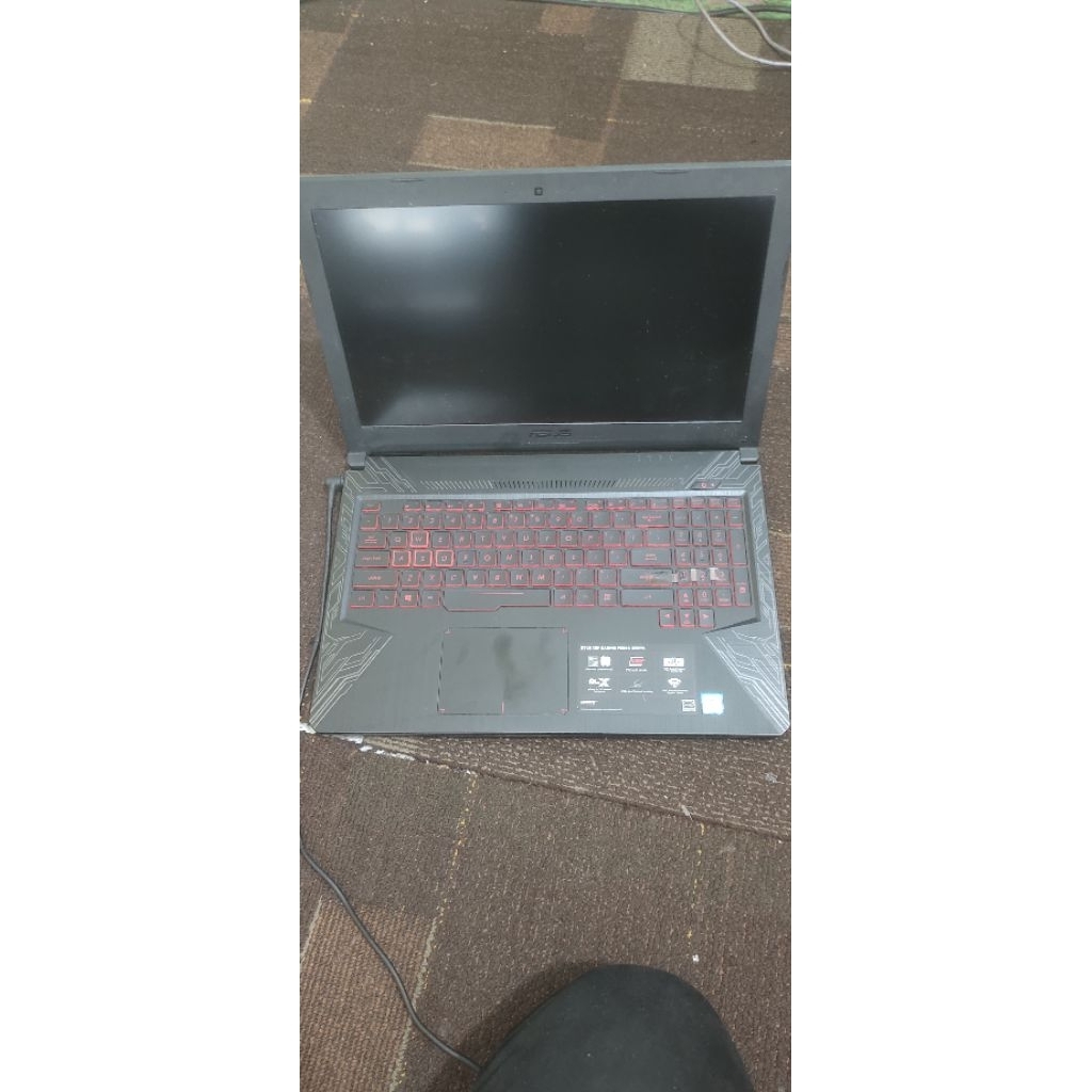 CASING ASUS TUF FX504G lengkap bonus keyboard normal masih bugus kokoh normal 1.3jt