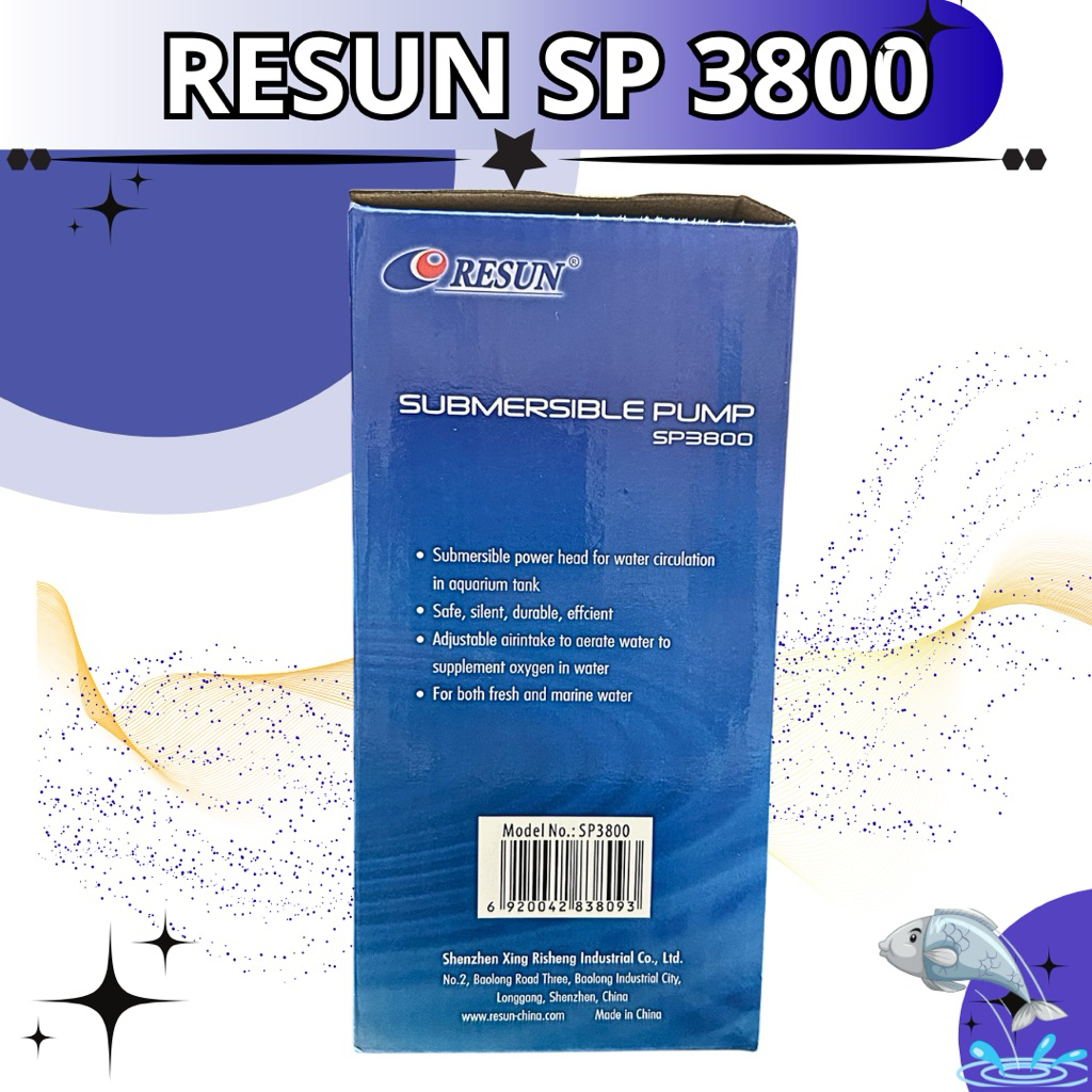 Resun SP 3800 Pompa Kolam Aquarium 25W 2000L/H