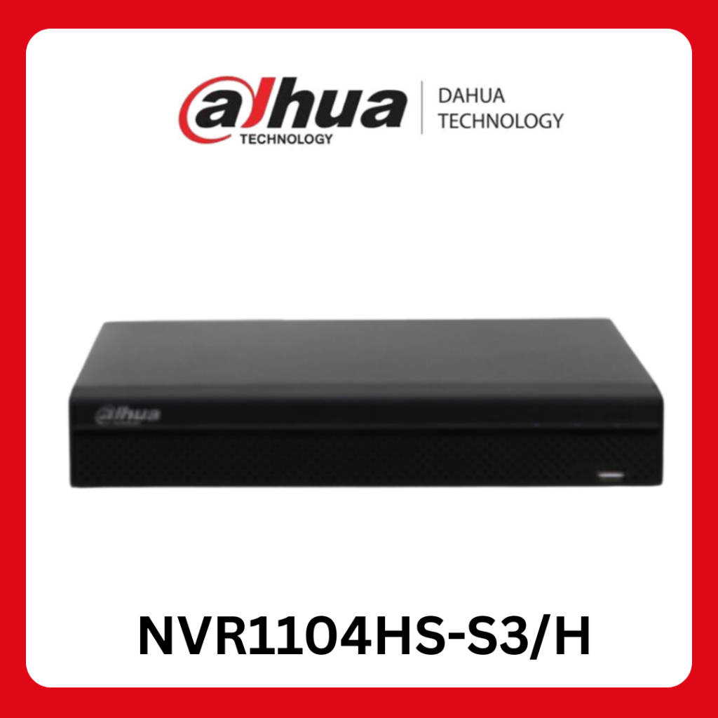 NVR1104HS-S3/H NVR IP Camera CCTV 4CH DAHUA BARDI HIKVISION