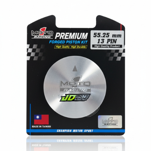 PISTON 55,25 PEN 13 PIN 13 FORGED MOTO1 RACING SEHER 55,25 PEN 13 PIN 13 MOTO1 RACING FORGED TAIWAN