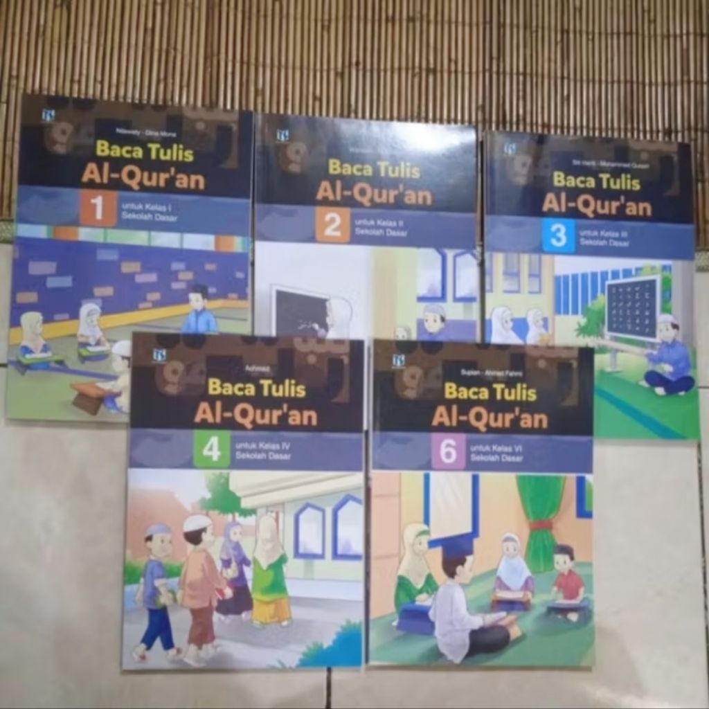 Baca Tulis Al-Quran BTA/BTQ Kelas 1 , 2 , 3 , 4 , 5 , 6 SD/MI Penerbit Tiga Serangkai Ori