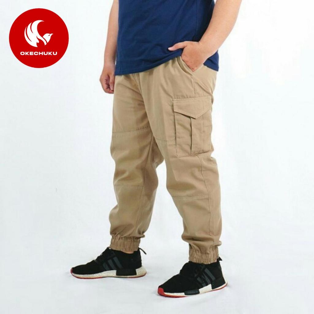Eiger - Dave Bigsize Celana Cargo Pria Big Size Celana Cargo Jumbo