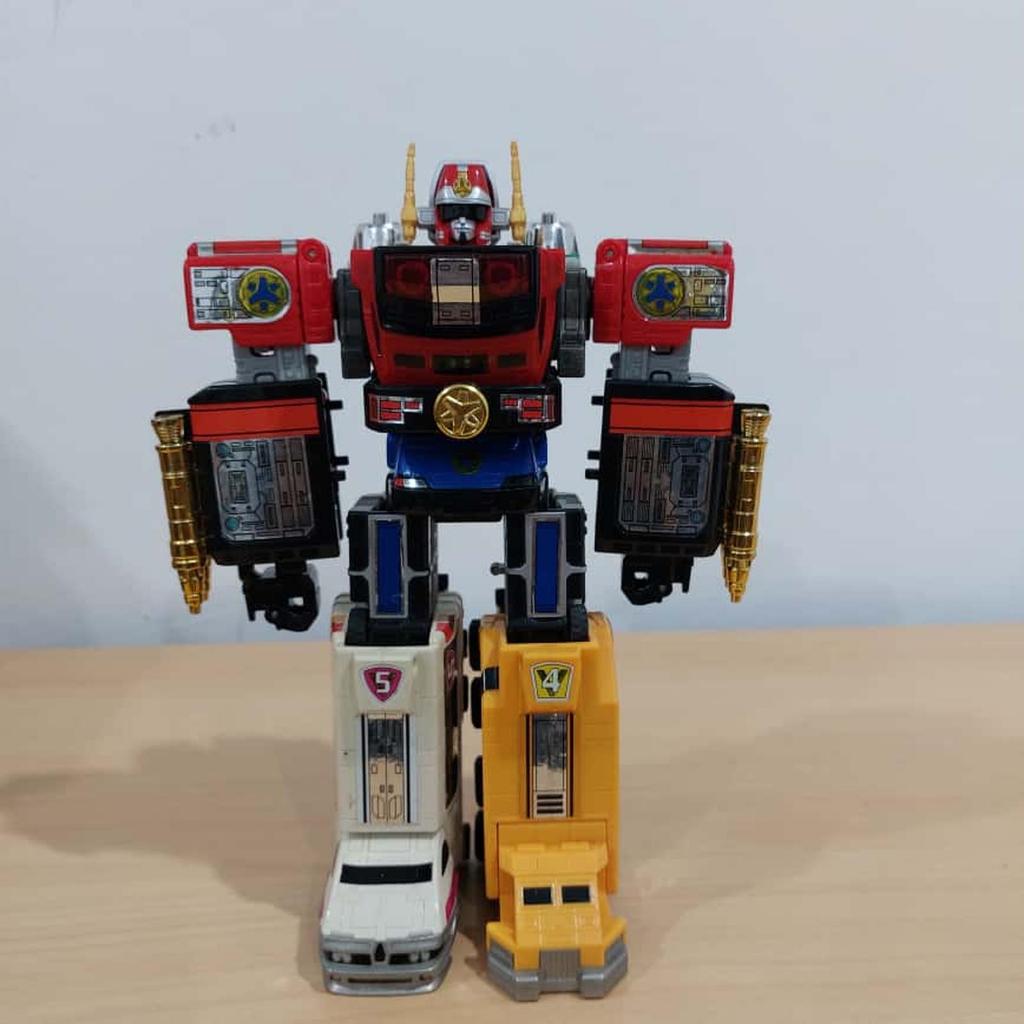 POWER RANGERS LIGHTSPEED RESCUE GOGOFIVE DX VICTORY ROBO MEGAZORD By Bandai