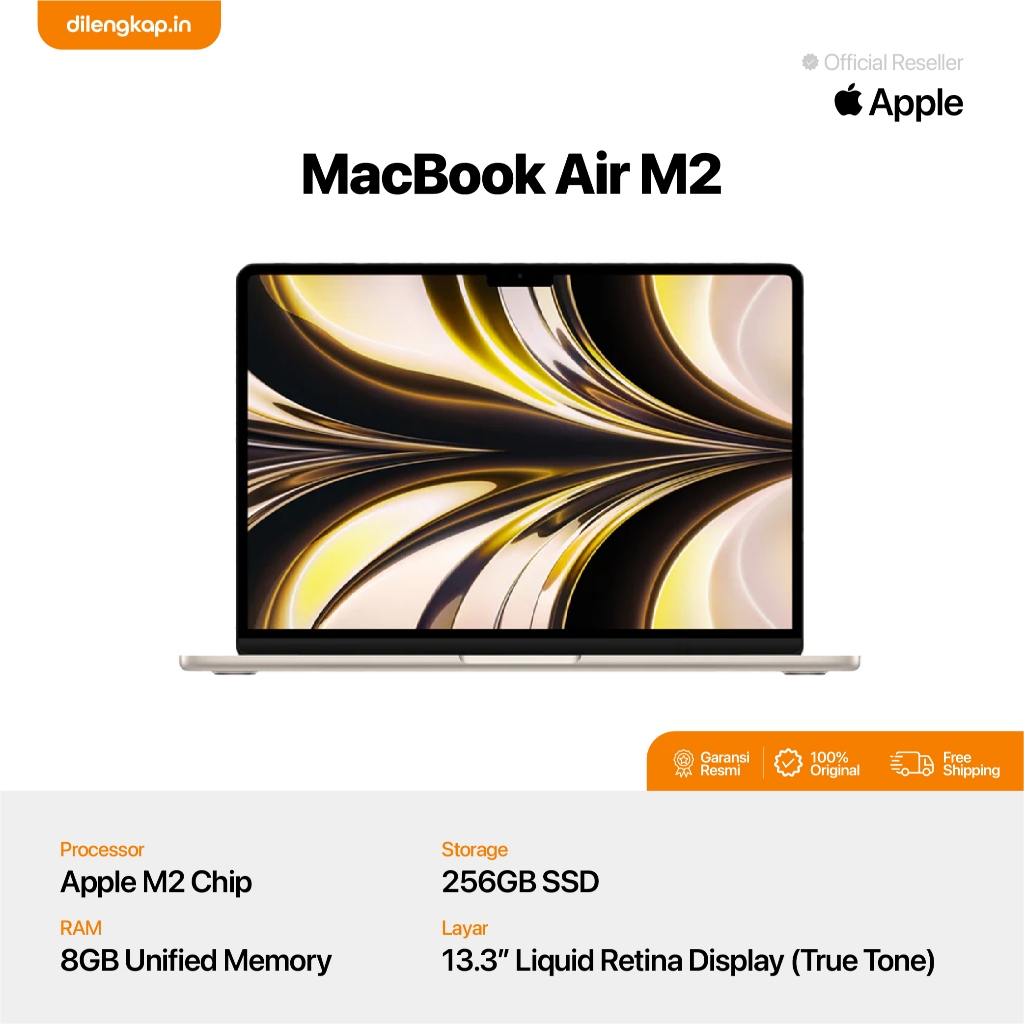 Macbook Air M2 New 13inch - Laptop Apple Original Resmi Indonesia