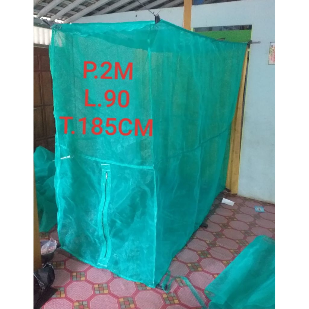 kandang lalat bsf maggot 2x1x2 tinggal pasang ful jaring