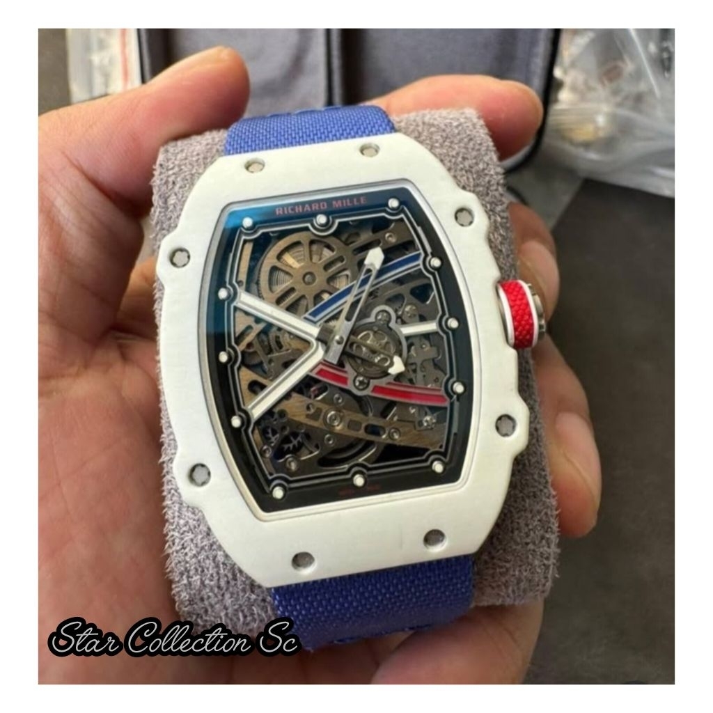 Jam Tangan RM67 67-02 Alexis Pinturault Blanco Carbon TPT Automatic