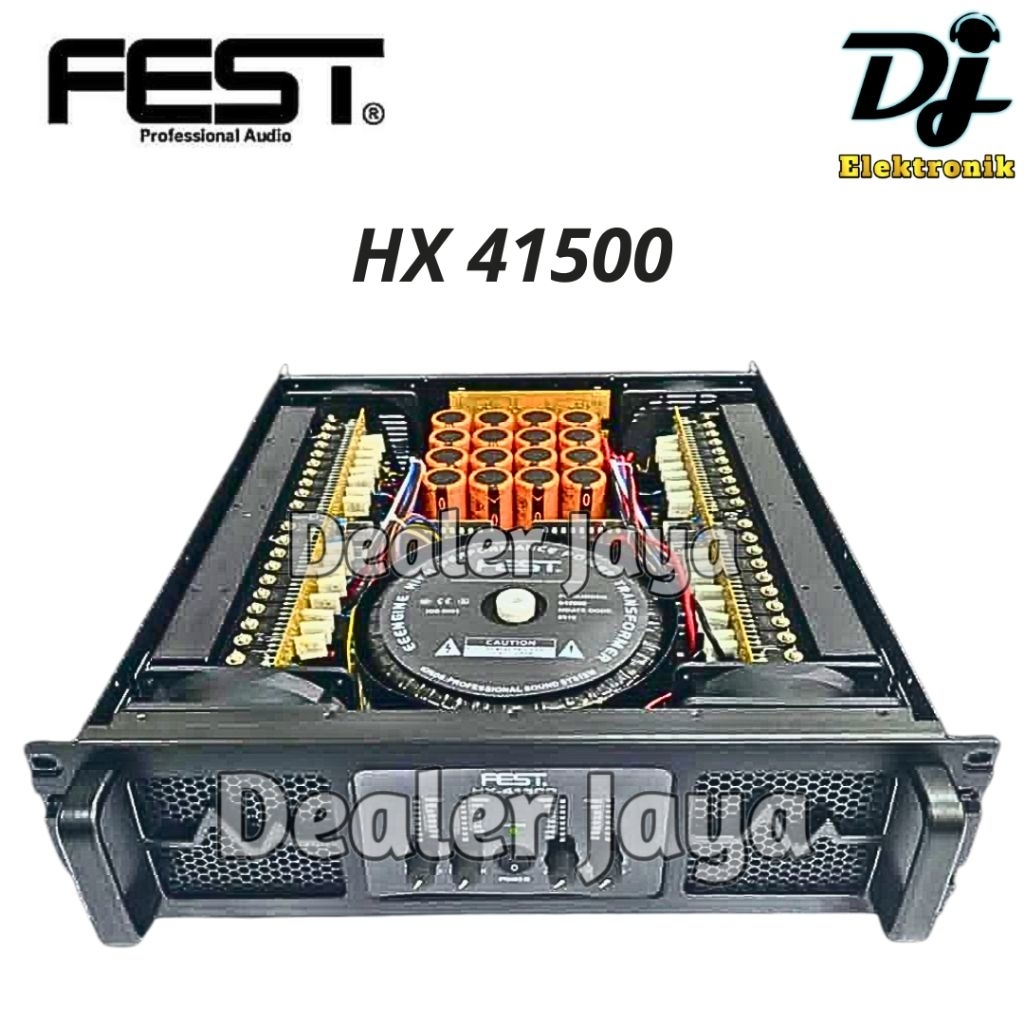 Power Amplifier Fest HX 41500 / HX41500 - 4 channel