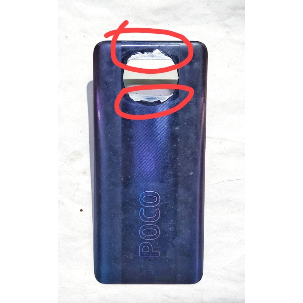 BACKDOR COVER POCO X3PRO MINUS ORIGINAL COPOTAN