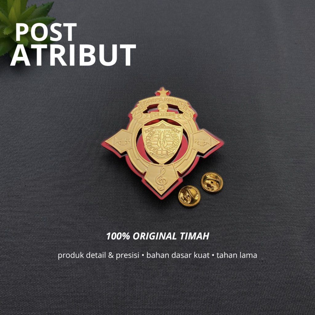 BREVET KORPS MUSIK POLTEKIM/ KORPS MUSIK/ BREVET KORPS/ ATRIBUT TARUNA / ATRIBUT POLTEKIM / TARUNA P